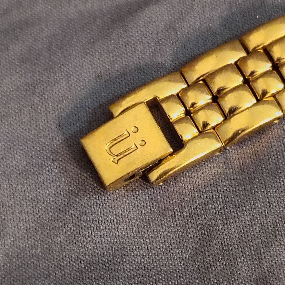 Krug-Baumen Tuxedo 18k Gold Electroplated Watch ~ Runs & Keeps Time, New Battery - Picture 13 of 15